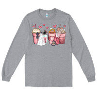Heather Grey wedding bride coffee cups Long Sleeve Tee - Zillion Design Studio