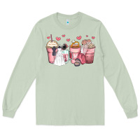 Matcha wedding bride coffee cups Long Sleeve Tee - Zillion Design Studio