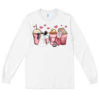 White wedding bride coffee cups Long Sleeve Tee - Zillion Design Studio