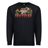 Black kentucky Premium Sweatshirt - NancyCooperArtShop