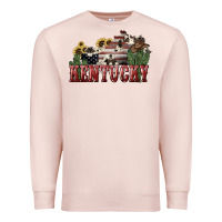 Pale Pink kentucky Premium Sweatshirt - NancyCooperArtShop