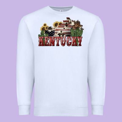 Kentucky Premium Sweatshirt Designed By Nancycooperartshop
