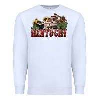 White kentucky Premium Sweatshirt - NancyCooperArtShop