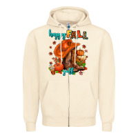 Sandshell happy fall y'all  cowgirl Zipper Hoodie - AdoDesignShop