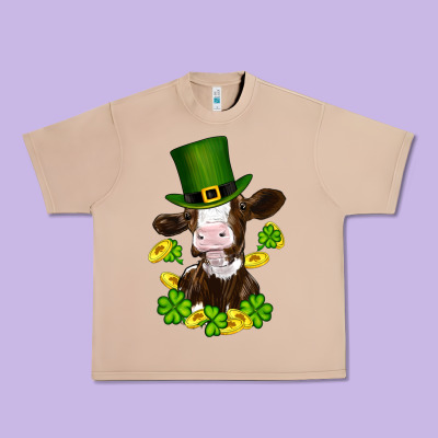 Urban Heavy Tee st patricks day cow