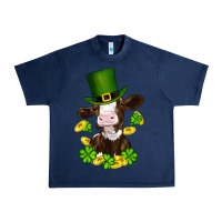 Navy st patricks day cow Urban Heavy Tee - RanaPortraitStore