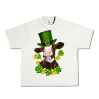 Pistachio st patricks day cow Urban Heavy Tee - RanaPortraitStore