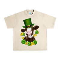 Sandshell st patricks day cow Urban Heavy Tee - RanaPortraitStore