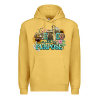 Antique Gold created with a purpose Premium Hoodie - NancyCooperArtShop