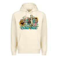 Sandshell created with a purpose Premium Hoodie - NancyCooperArtShop