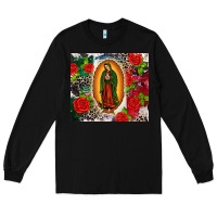Black Lady of Guadalupe Long Sleeve Tee - CTS Tumbler Store