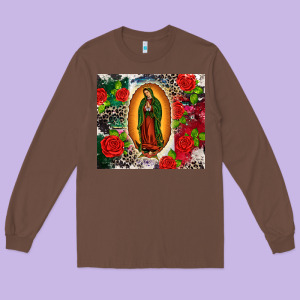 Lady Of Guadalupe Long Sleeve Tee Designed By Cts Tumbler Store