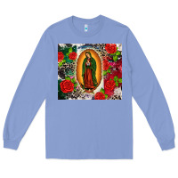 Colony Blue Lady of Guadalupe Long Sleeve Tee - CTS Tumbler Store