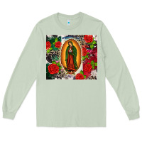 Matcha Lady of Guadalupe Long Sleeve Tee - CTS Tumbler Store