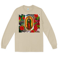 Mushroom Lady of Guadalupe Long Sleeve Tee - CTS Tumbler Store
