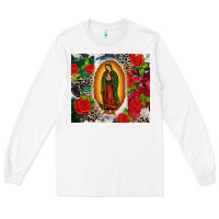 White Lady of Guadalupe Long Sleeve Tee - CTS Tumbler Store
