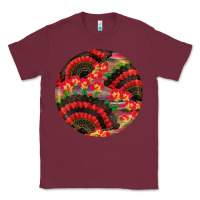 Burgundy hispanic heritage month round earrings Classic Tee - BundleAndBundleShop