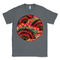 Charcoal Heather hispanic heritage month round earrings Classic Tee - BundleAndBundleShop