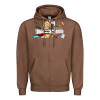 Chestnut costomized teachers name Zipper Hoodie - AdoDesignShop