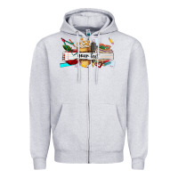 Heather Grey costomized teachers name Zipper Hoodie - AdoDesignShop