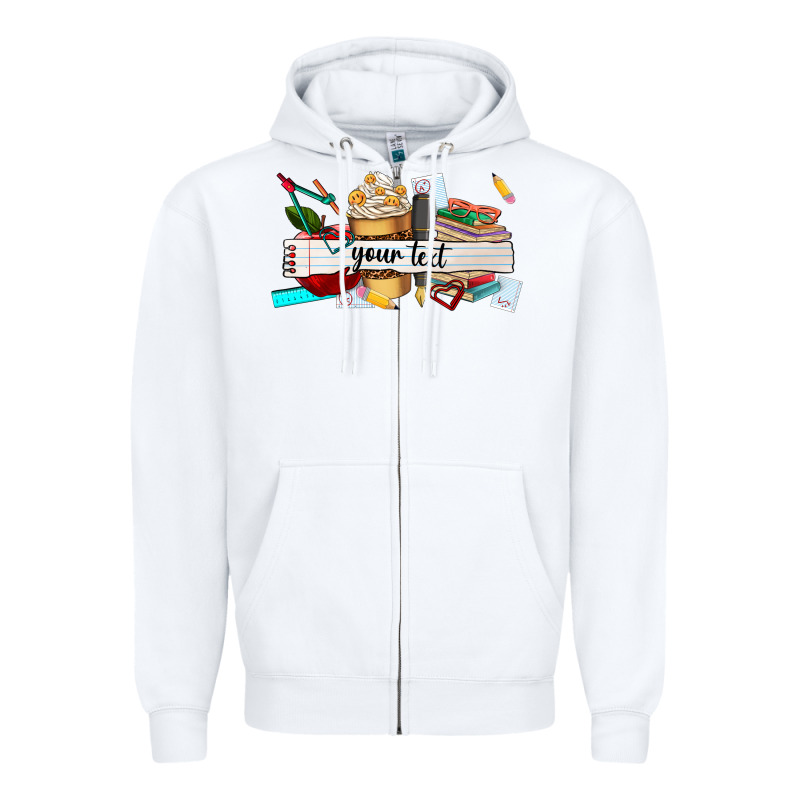 Costomized Teachers Name Zipper Hoodie by AdoDesignShop | Teevron
