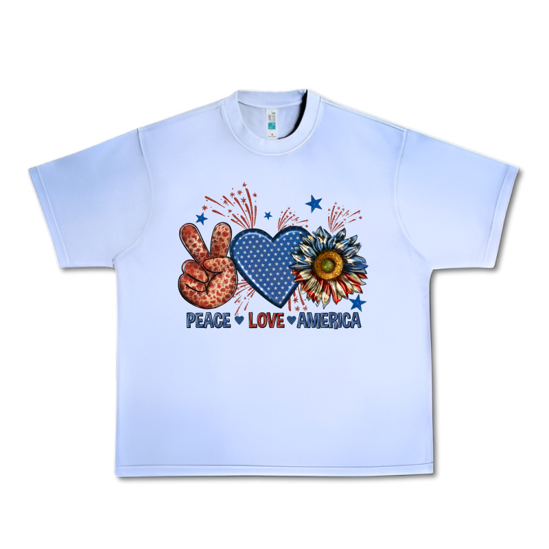 Peace Love America Billie Wilder Urban Heavy Tee by texasbilliewilder | Teevron