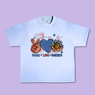 Urban Heavy Tee peace love america billie wilder