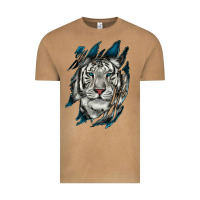 Vintage Camel White Tiger Scratch Mark Vintage Tee - RanaPortraitStore