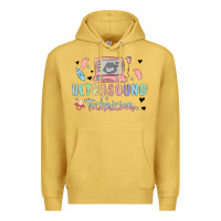 Antique Gold ultrasound technician Premium Hoodie - MaliasSmallBusiness
