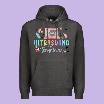 Ultrasound Technician Premium Hoodie Designed By Maliassmallbusiness