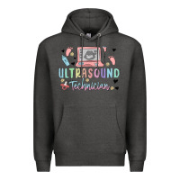 Charcoal Heather ultrasound technician Premium Hoodie - MaliasSmallBusiness