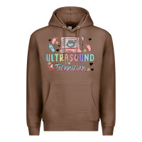 Chestnut ultrasound technician Premium Hoodie - MaliasSmallBusiness