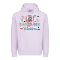 Lilac ultrasound technician Premium Hoodie - MaliasSmallBusiness