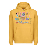 Mustard ultrasound technician Premium Hoodie - MaliasSmallBusiness