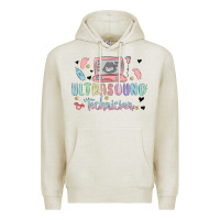 Oatmeal Heather ultrasound technician Premium Hoodie - MaliasSmallBusiness
