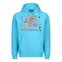 Ocean Blue ultrasound technician Premium Hoodie - MaliasSmallBusiness