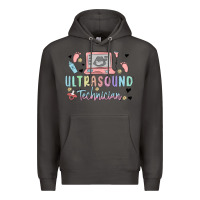 Smoke ultrasound technician Premium Hoodie - MaliasSmallBusiness