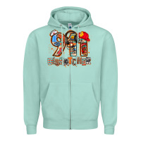 Seafoam 911 dispatcher Zipper Hoodie - AdoDesignShop