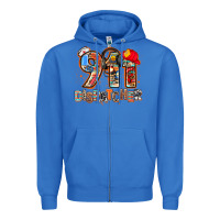 True Royal 911 dispatcher Zipper Hoodie - AdoDesignShop