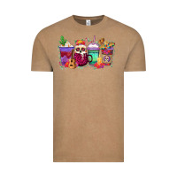 Vintage Coffee dia de los muertos coffee cups Vintage Tee - texasbilliewilder