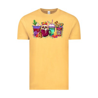 Vintage Mustard dia de los muertos coffee cups Vintage Tee - texasbilliewilder