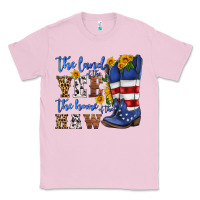 Bubblegum Pink the land of the yee the home of the haw Classic Tee - HRA Design Shop