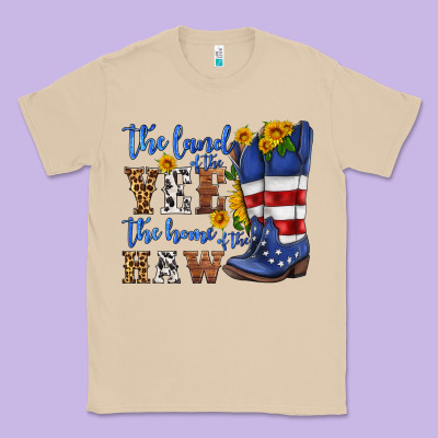 The Land Of The Yee The Home Of The Haw Classic Tee Designed By Hra Design Shop