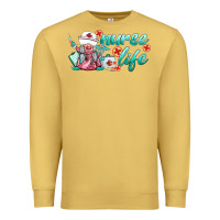 Antique Gold nurse life gnomies Premium Sweatshirt - BarkalooDesign