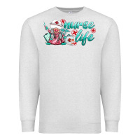 Oatmeal Heather nurse life gnomies Premium Sweatshirt - BarkalooDesign