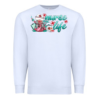 White nurse life gnomies Premium Sweatshirt - BarkalooDesign