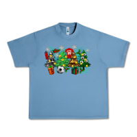Pebble Blue christmas trees with soccer Urban Heavy Tee - Zillion Design Studio