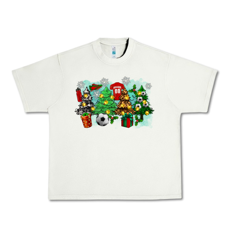 Christmas Trees With Soccer Urban Heavy Tee by Zillion Design Studio | Teevron