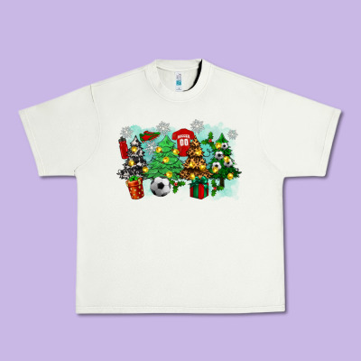 Urban Heavy Tee christmas trees with soccer