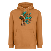 Meerkat native american indian headdress Heavyweight Hoodie - Artiststas